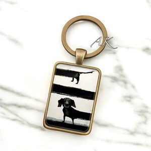 Dachshund Keychain 🐾 Doxie Wiener